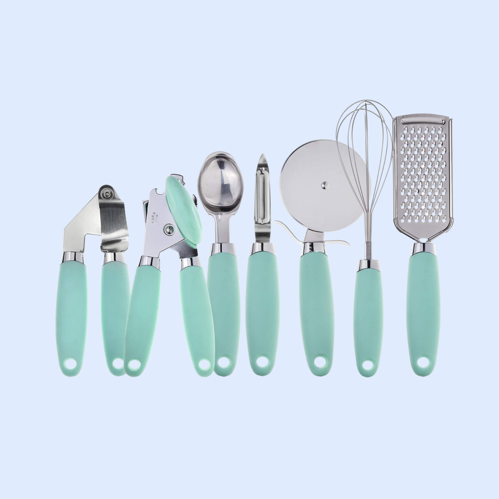 Stainless steel kitchen tool set 8 pieces