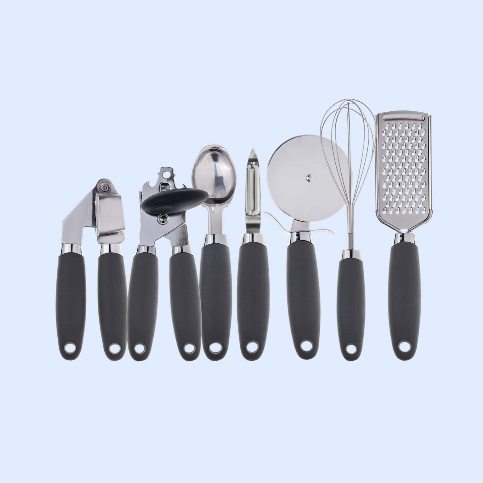 Stainless steel kitchen tool set 8 pieces
