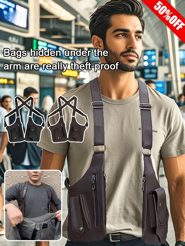 Multifunctional underarm shoulder bag