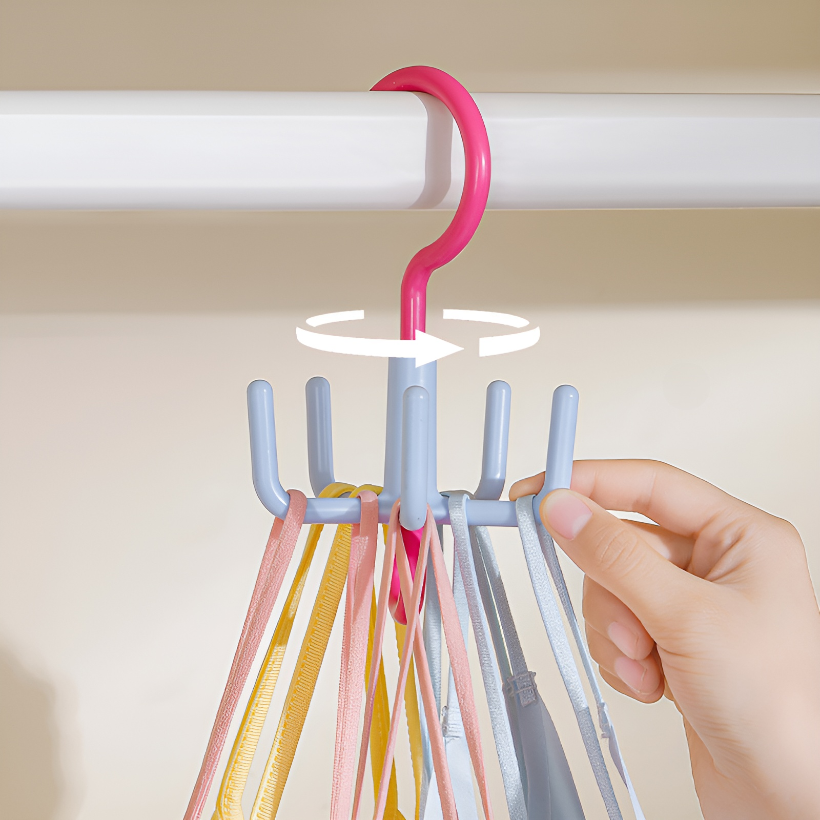 5本フック収納ラック