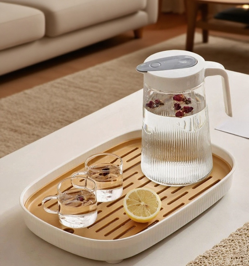 Rechteckige Teescheibe aus hochwertigem Material