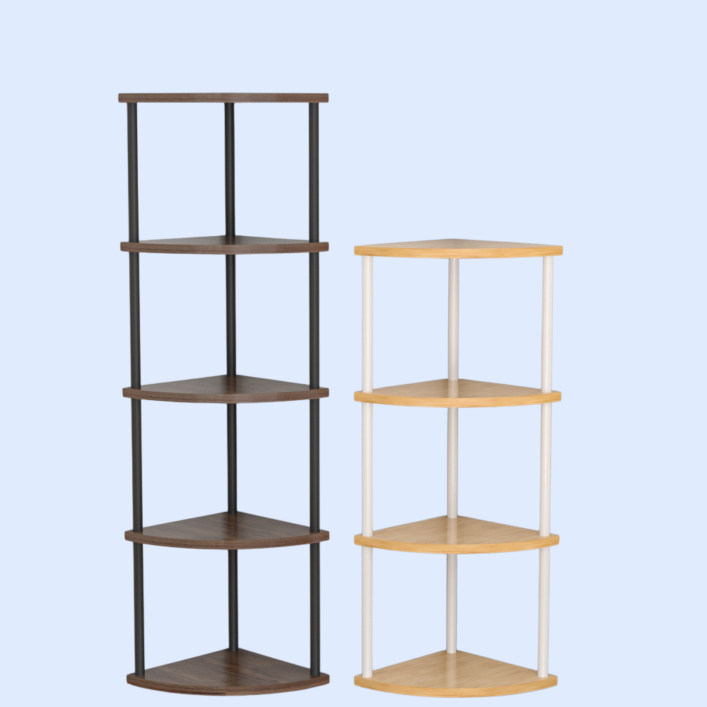 Dreieckiger Eckschrank, platzsparender Aufbewahrungsschrank für die Ecke, Wohnzimmer/Schlafzimmer