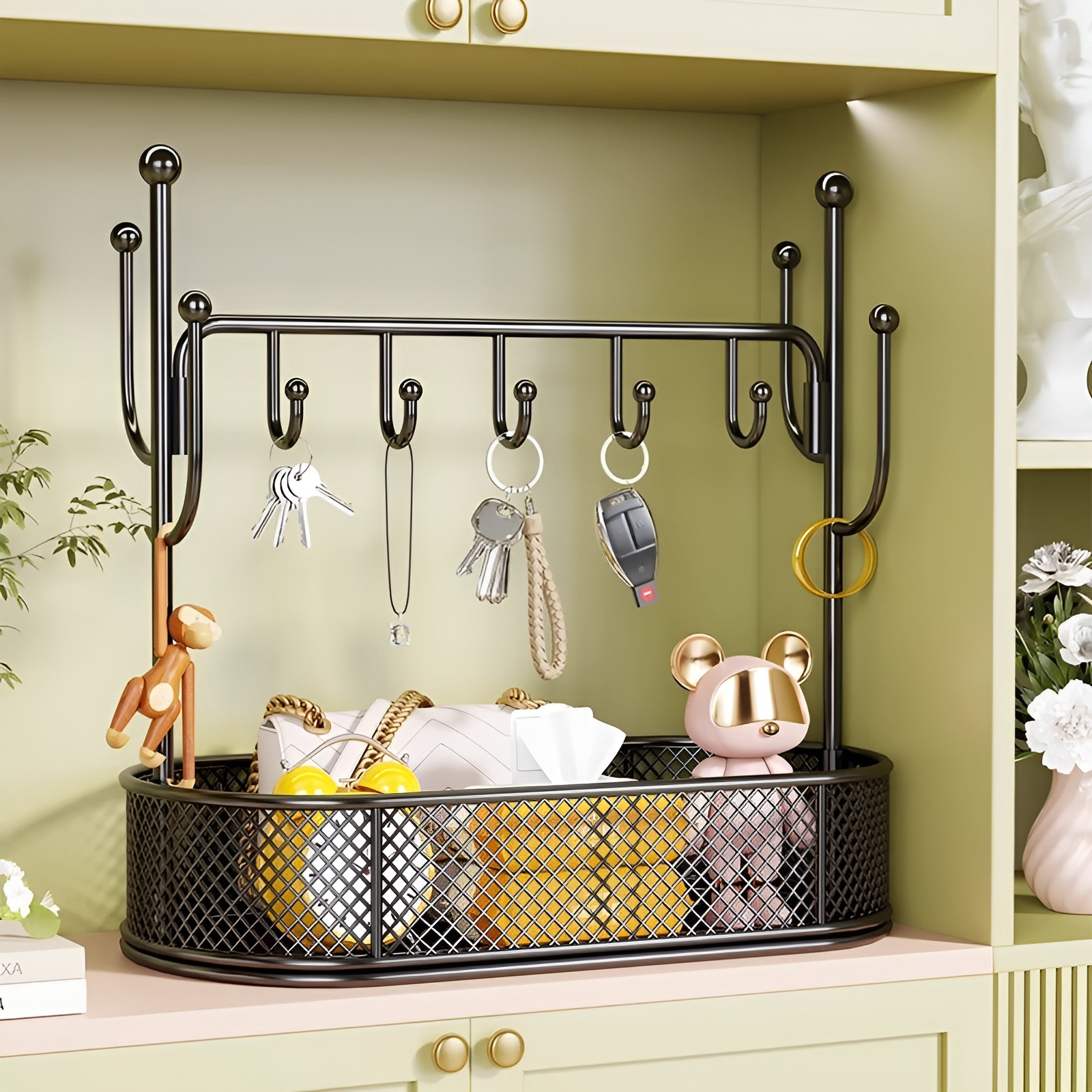 Schlüsselaufbewahrung Veranda Ornamente Eingang Schuhschrank dekorative Rack Home gute Dinge Zimmer 