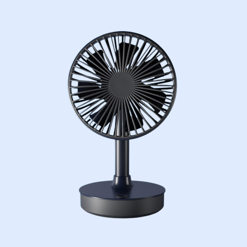新款桌上型搖頭usb充電風扇家用辦公室便攜小風扇桌上型迷你電風扇