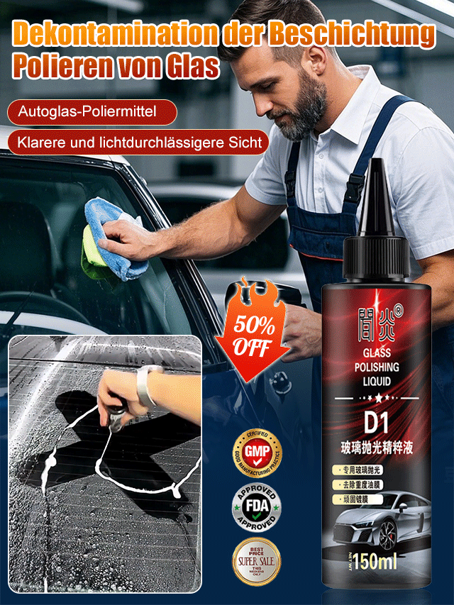Autoglas-Poliermittel Essenz Ceroxid Entfetter Reinigungsmittel Beschichtungswasserflecken leichte K