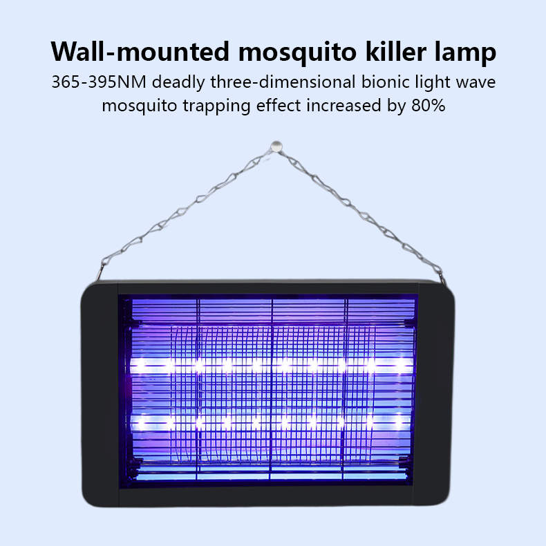 Wall-mounted mosquito killer lamp