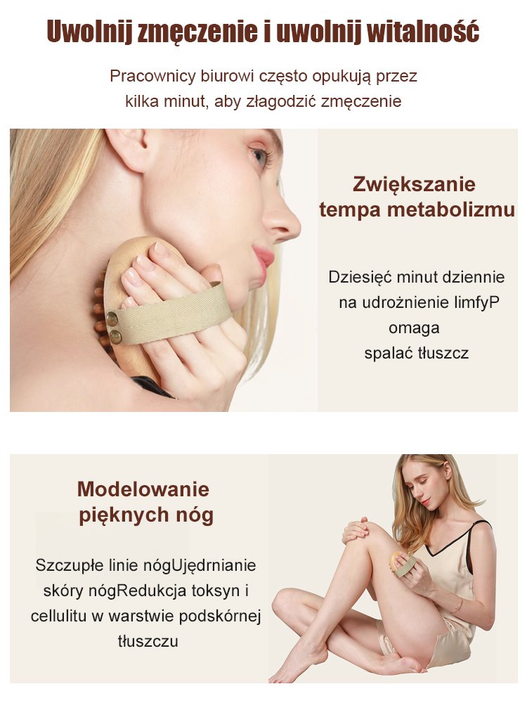 Poduszka powietrzna do masażu meridianów [z dołączonym olejkiem eterycznym rozgrzewającym]