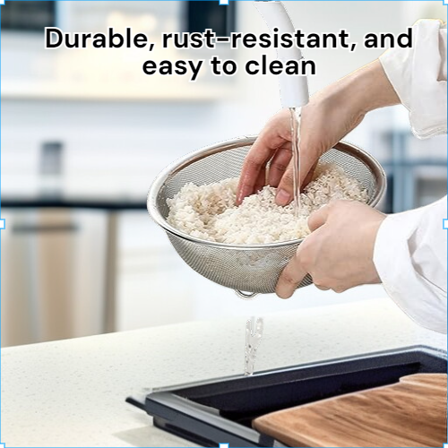 Kitchen rice washer stainless steel vegetable sink drain basket