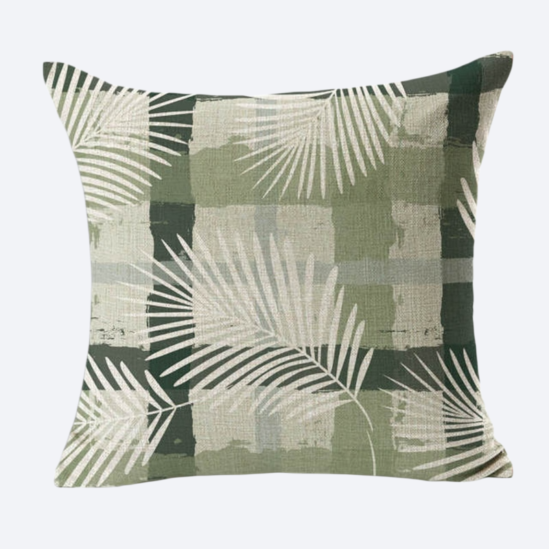 Simple geometric pattern pillow