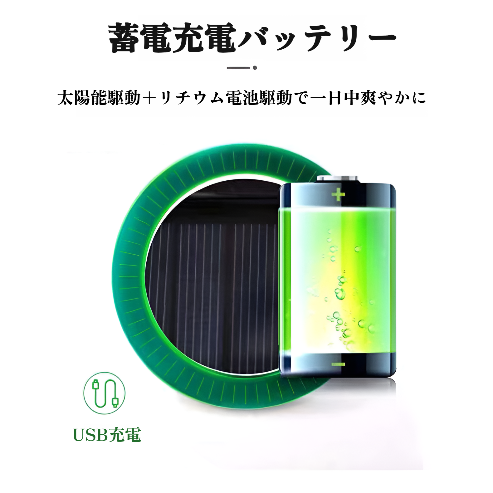 快適な風を送る充電可能なファン付き帽子