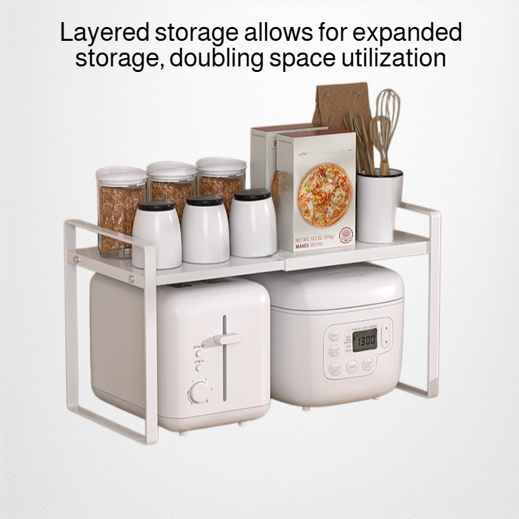 Countertop storage rack