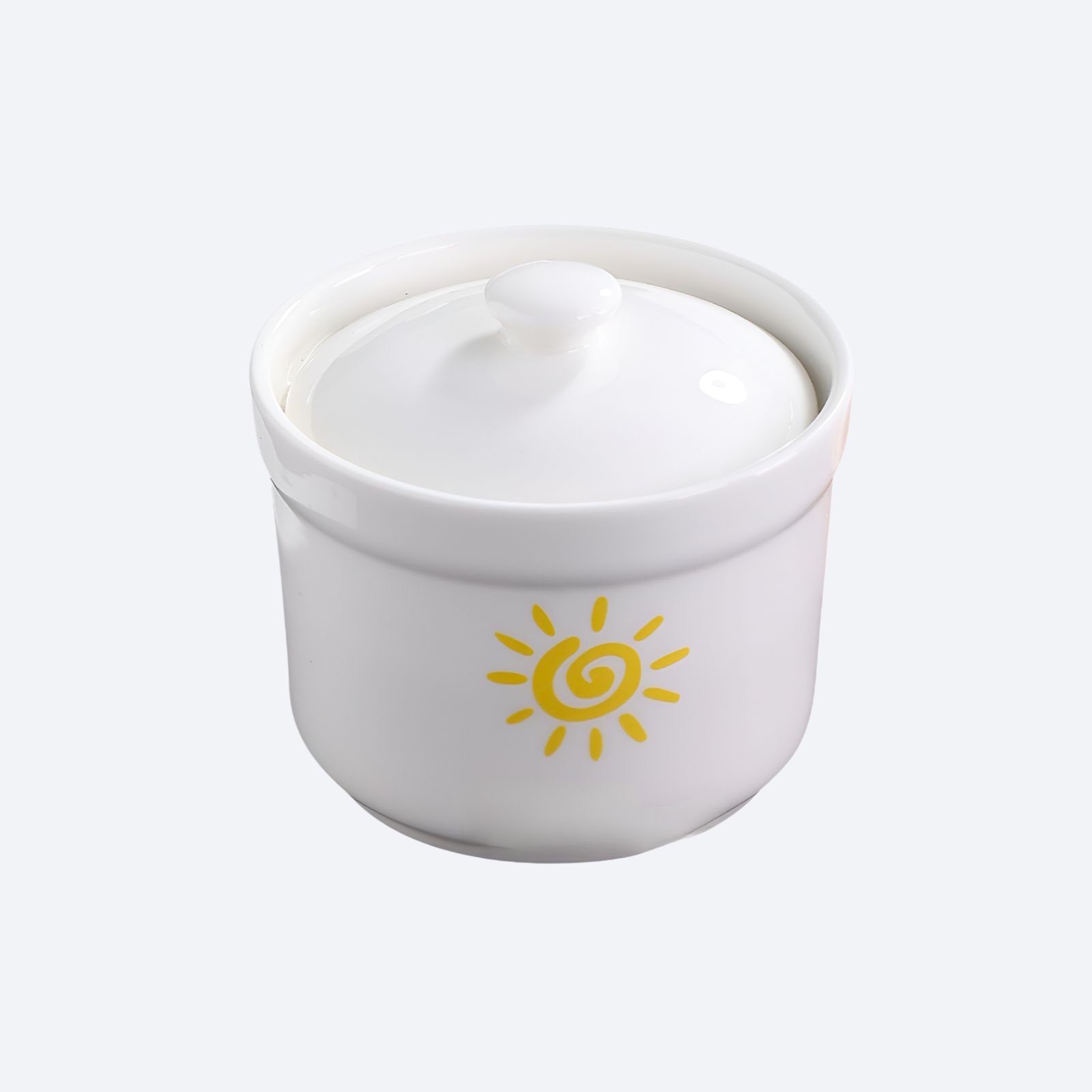 Ceramic covered mini stew pot