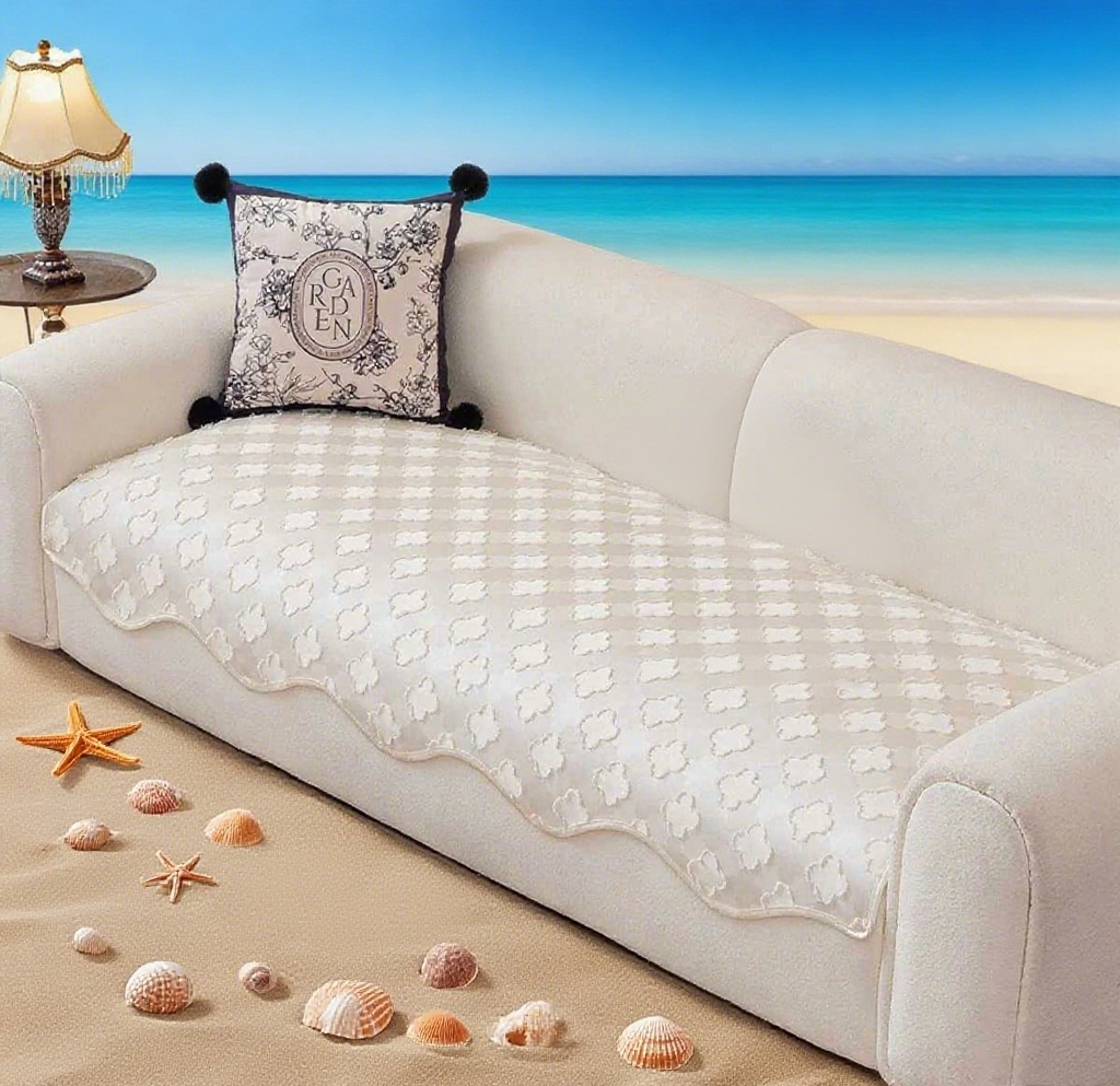 소파 쿠션 미끄럼 방지 이형 시니어 크림 화이트 쿠션 직선 소파 커버 이형 소파 쿠션