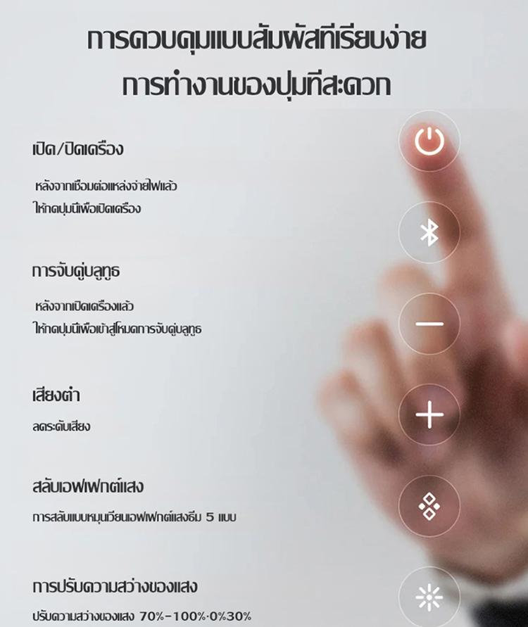 ลำโพงบลูทูธกระจกสีสันสดใสแบบใหม่ 