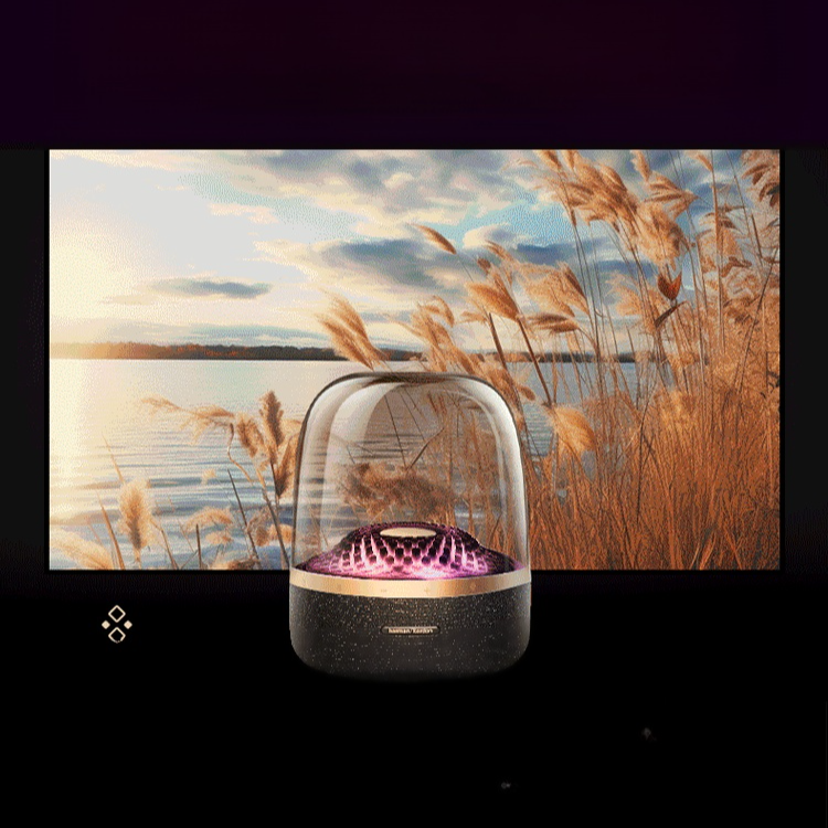 New Colored Glass Light Bluetooth Speaker