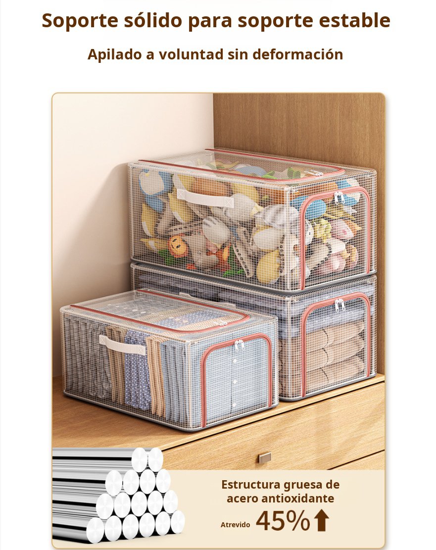 Caja de almacenamiento de ropa fácil de usar y transportar