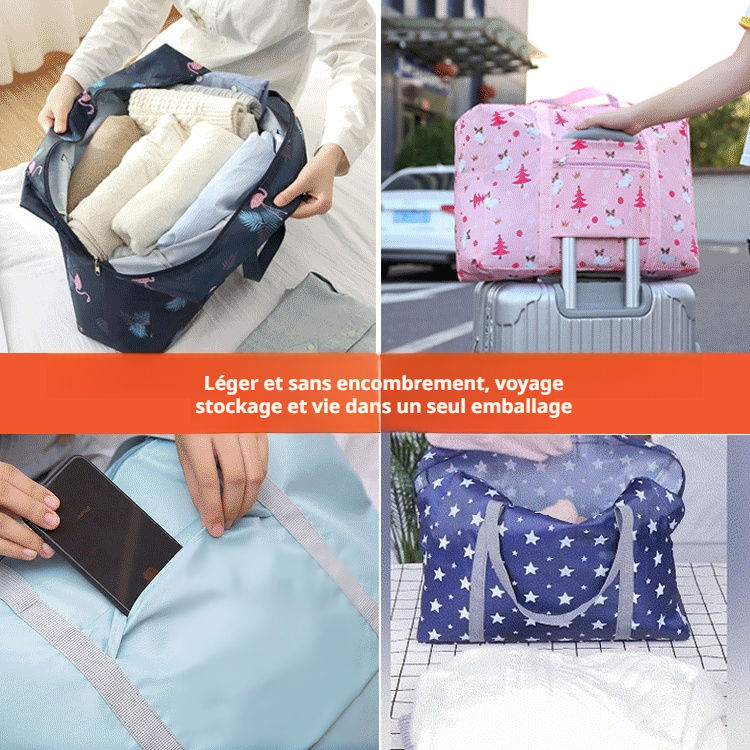 Sac de rangement de voyage pliable et imperméable