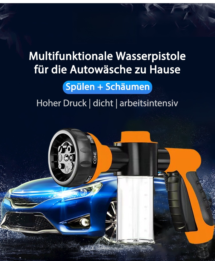 Multifunktionale Autowaschwasserpistole für effiziente Autoreinigung