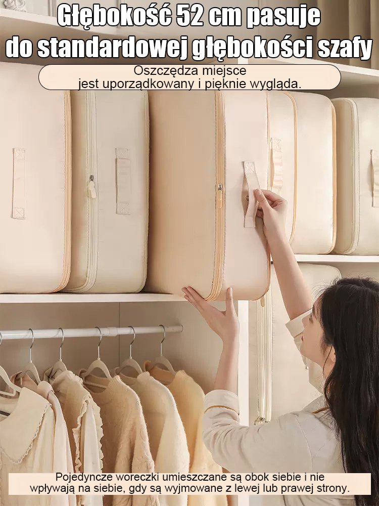 Trzywarstwowa składana torba do przechowywania kompresji