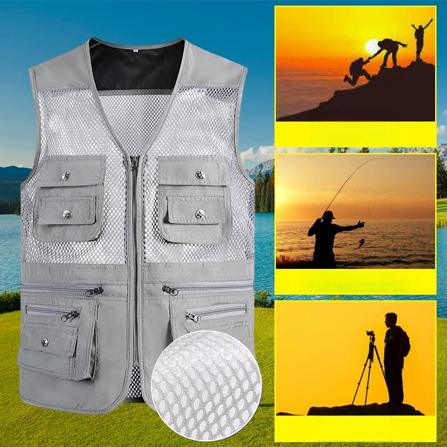 다 포켓 속건 조끼 남성 아웃도어 조끼