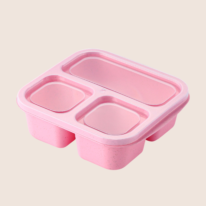 密封帶蓋分格保鮮盒