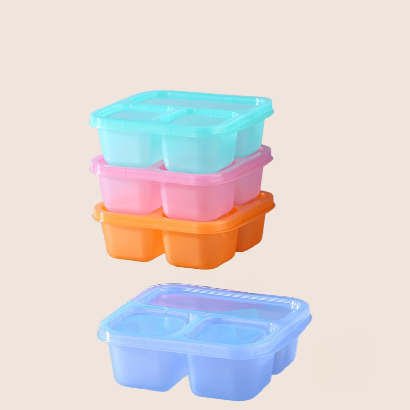 密封帶蓋分格保鮮盒