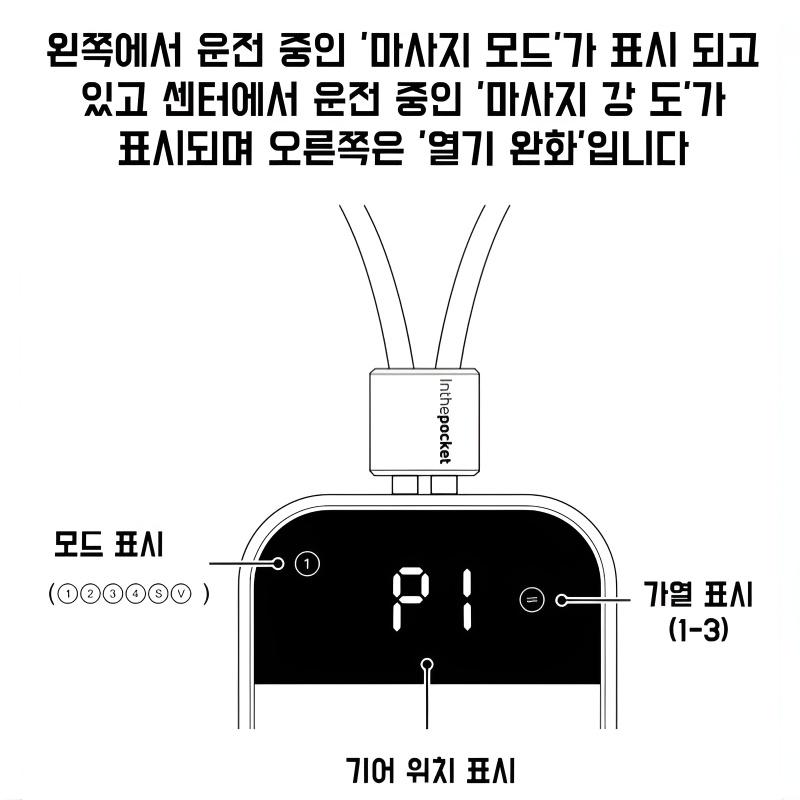 미니 스마트 목 보호대 경추 안마기 펄스 목걸이 경추 안마기
