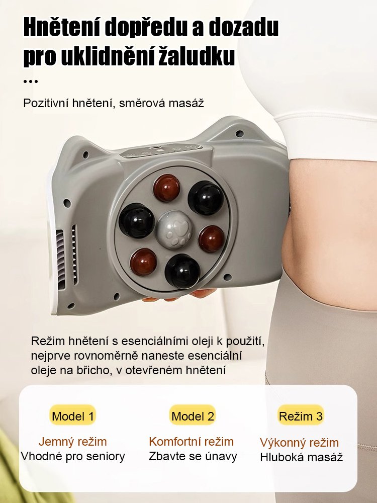 Domácí masážní přístroj na břicho