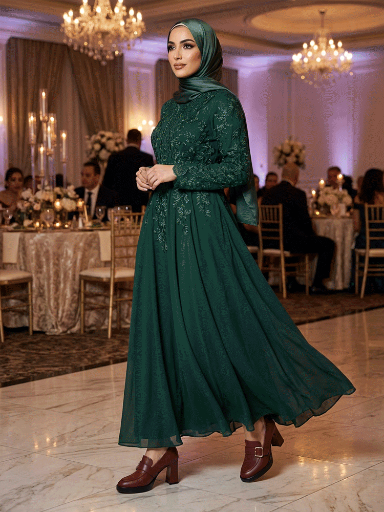 حذاء نسائي عصري مقاوم للماء بكعب عريض