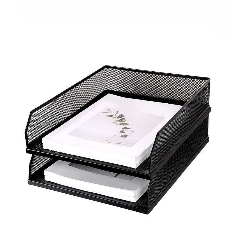 抽拉式金屬文件收納盤