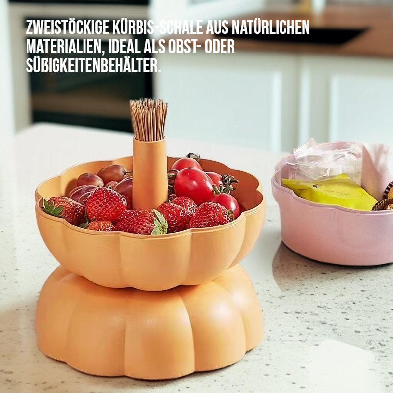 Haushalt Obsttafel mit einzigartiger Kürbis Optik