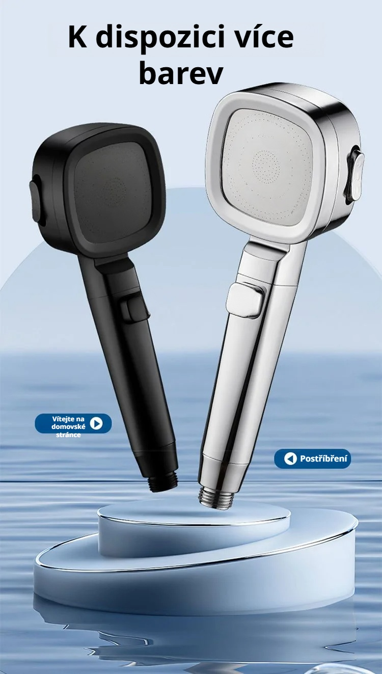 Tlaková sprchová hlavice z nerezové oceli