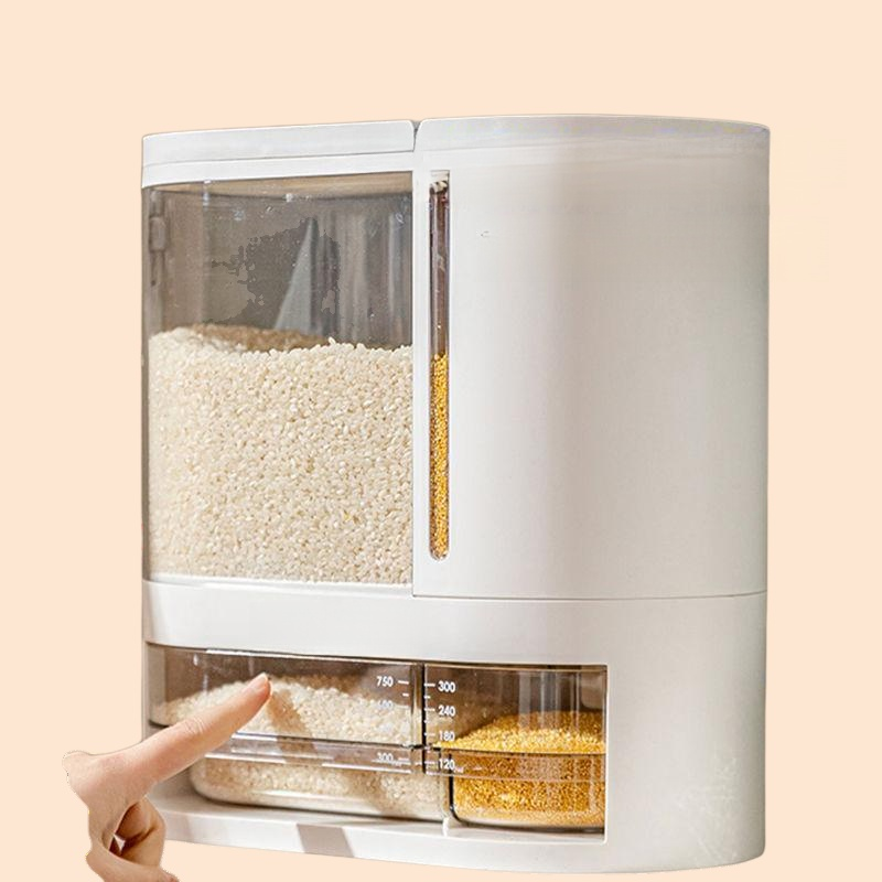 밀가루와 쌀통을 보관할 수 있는 대용량 쌀통 보관함
