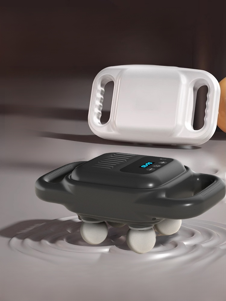 Schnurlose 4-Kopf-Hochfrequenz-Vibrationspistole für Faszien