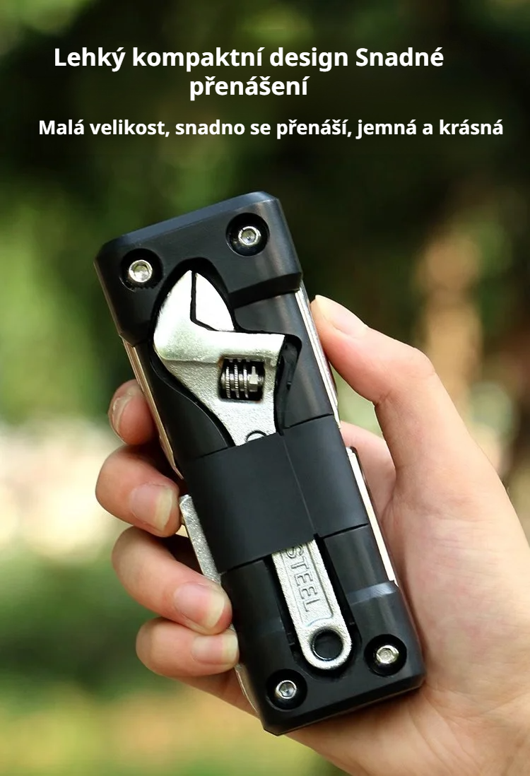 Detailní pohled na univerzální multifunkční klíč