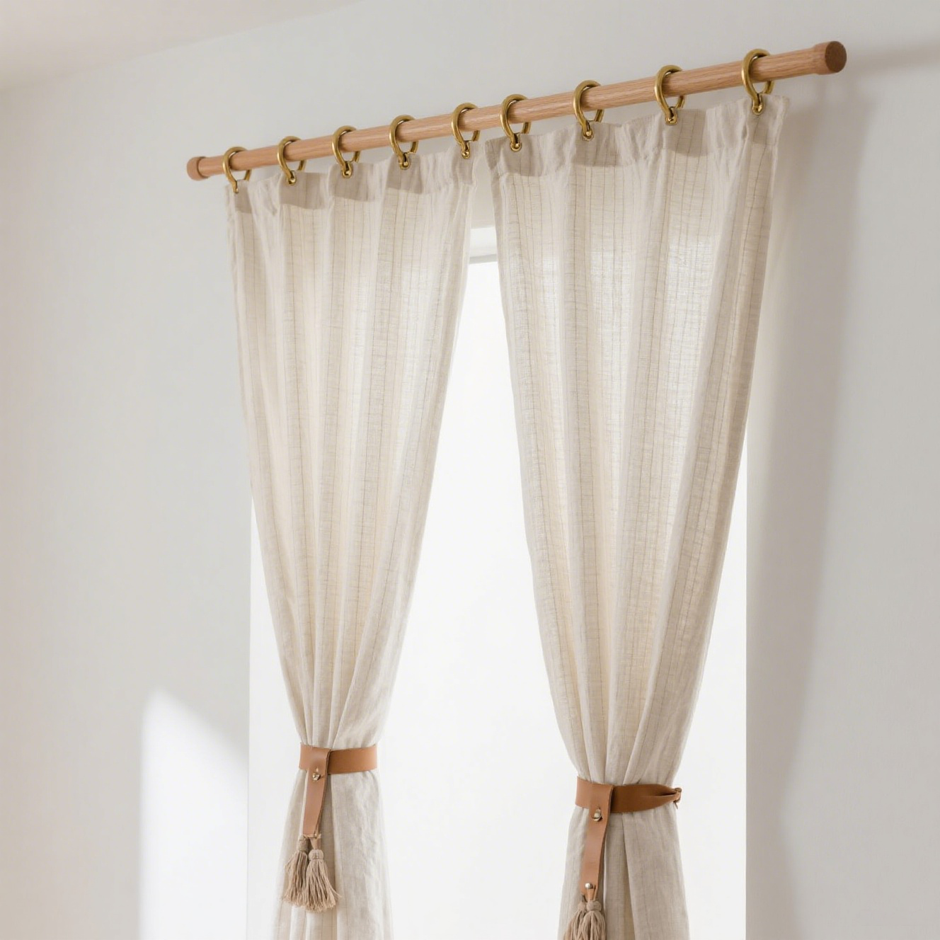 Detalle del acabado crema en la silla de madera estilo japonés