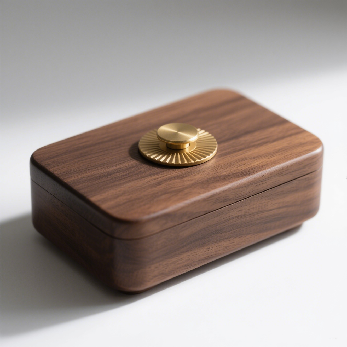 Caja de música de madera vintage para niños, manivela manual