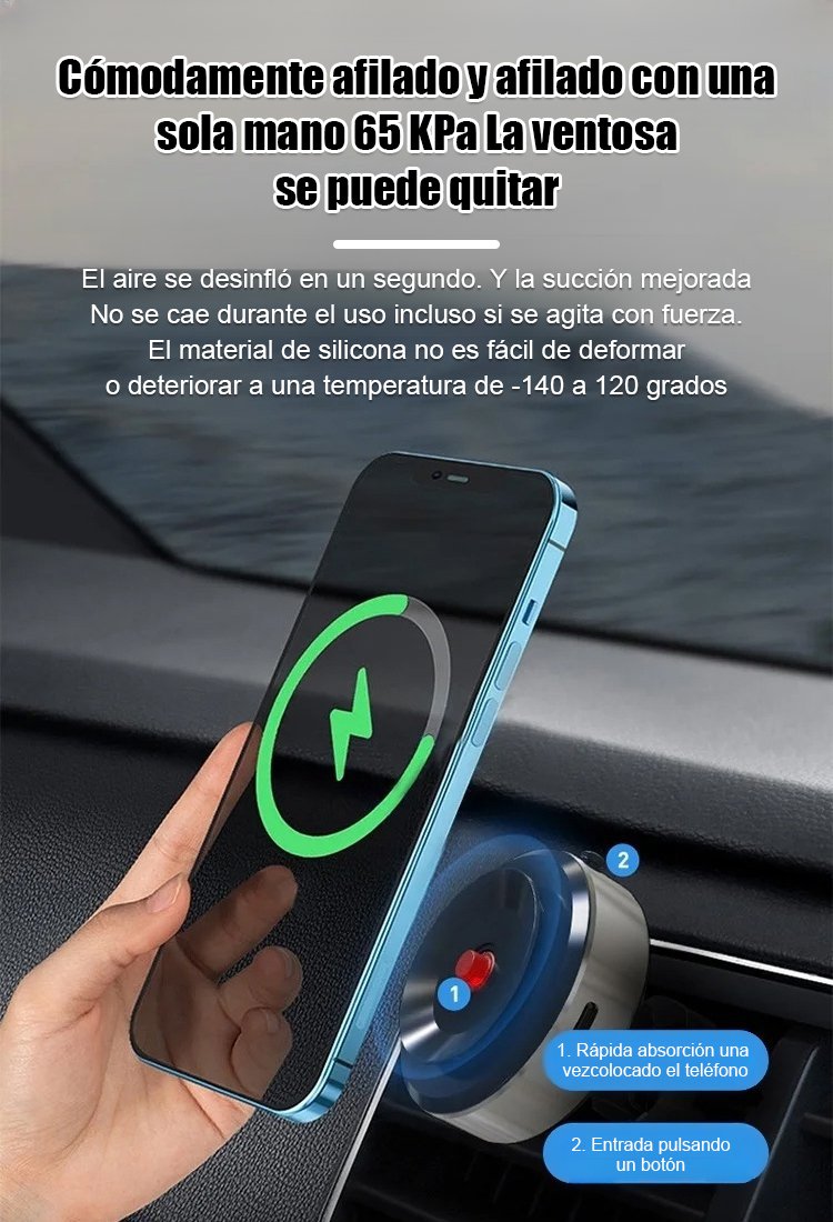 Soporte de coche con ventosa giratoria para ajustar la navegación