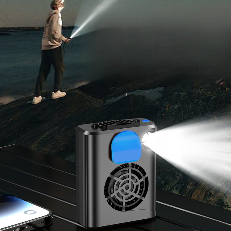 ポータブル循環冷風腰掛けファン