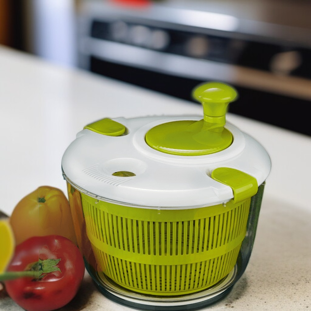 Vegetable dehydrator manual salad fruit and vegetable spin dryer multi-function drain basket