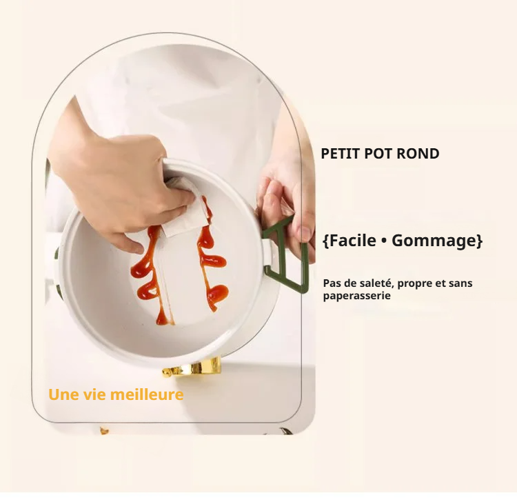 Cuisinière électrique multifonction préparant un repas