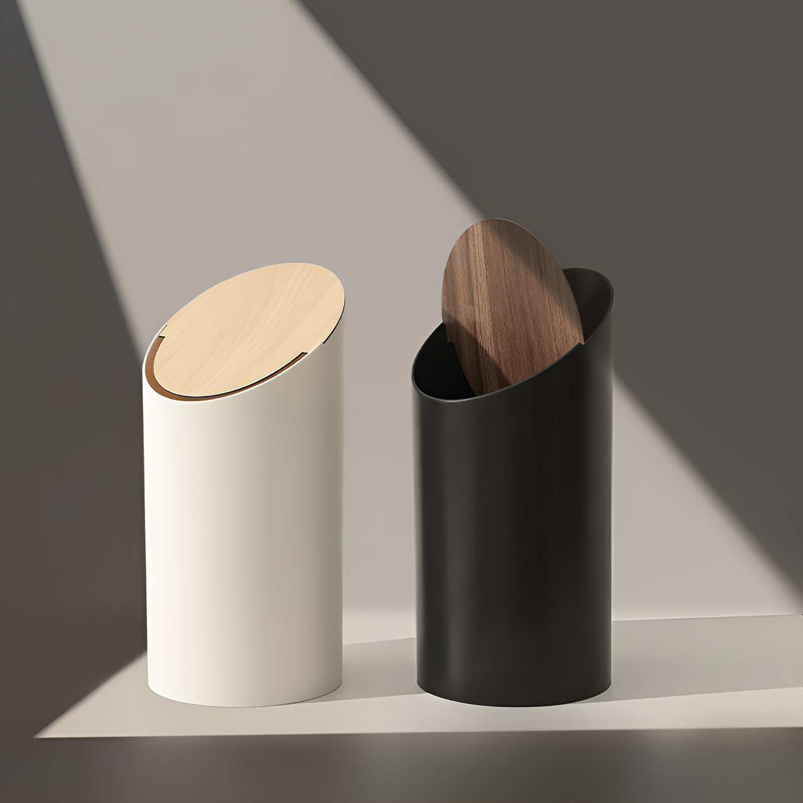 ゴミ箱 おしゃれ 8L ゴミ箱 ふた付き ダストボックス ふた付きゴミ箱 北欧 スリム ゴミ箱 袋が見えない ゴミ箱白 角型 キッチン リビング 洗面所 ゴミ箱 小さい