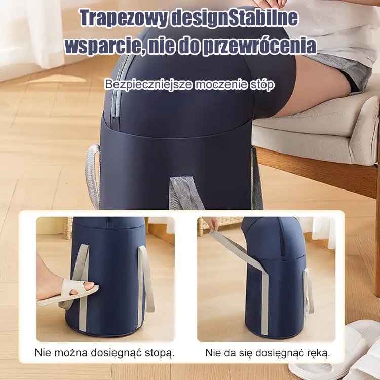 【Narzędzie do usuwania wilgoci】Podgrzewane składane wiadro do moczenia stóp