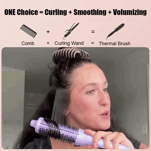 Big curly bangs curling iron