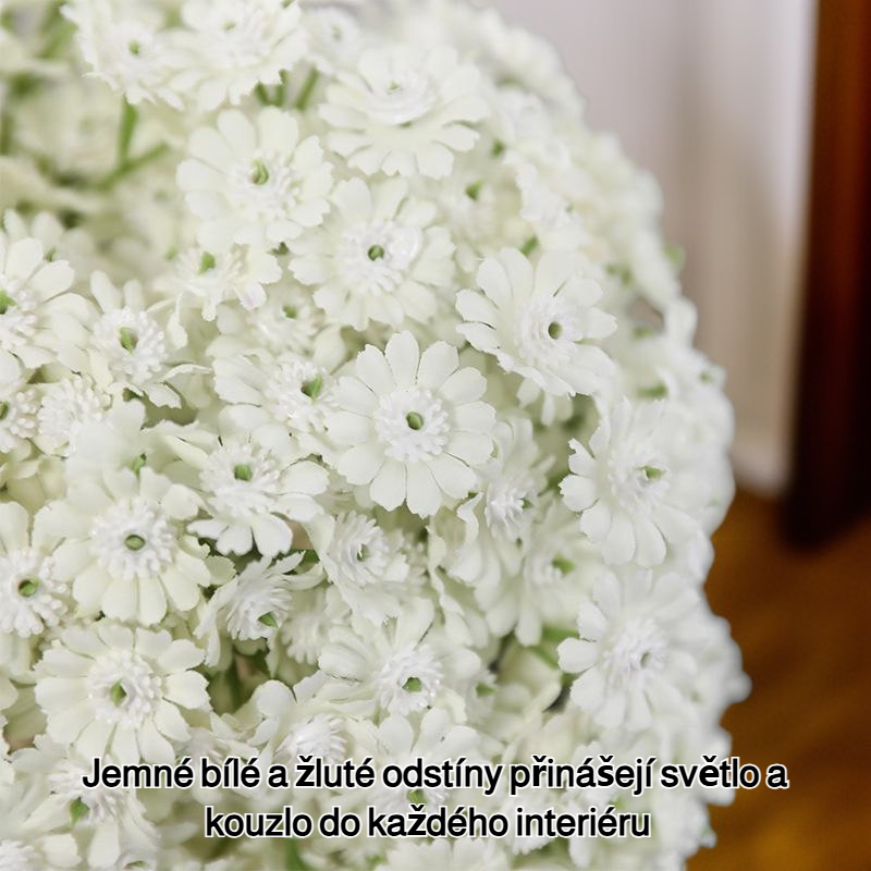 Simulace kytice divokých chryzantém