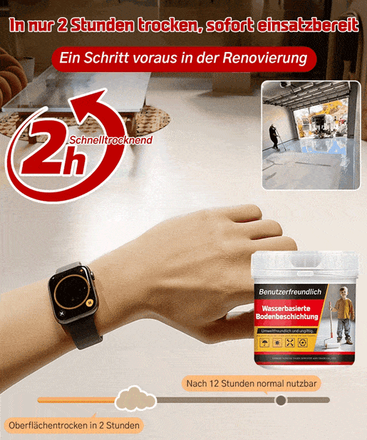 【Wasserbasierte Epoxidharzbodenbeschichtung mehrfarbig】Böden glänzen mehr als Spiegel