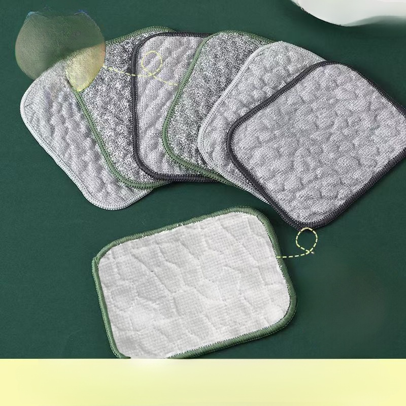 무접착 와이어 설거지 이중 흡수 세척 천 주방 전용 은사 이중 세척 브러쉬 거품 세척 와이어 설거지 천