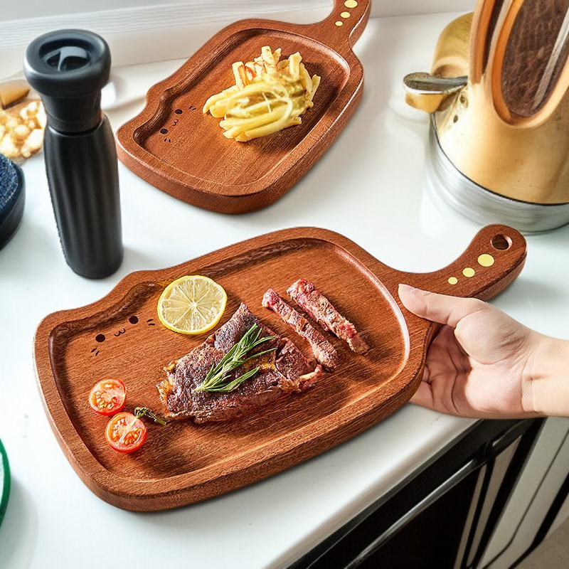 لوح تقطيع منزلي من الخشب الصلب