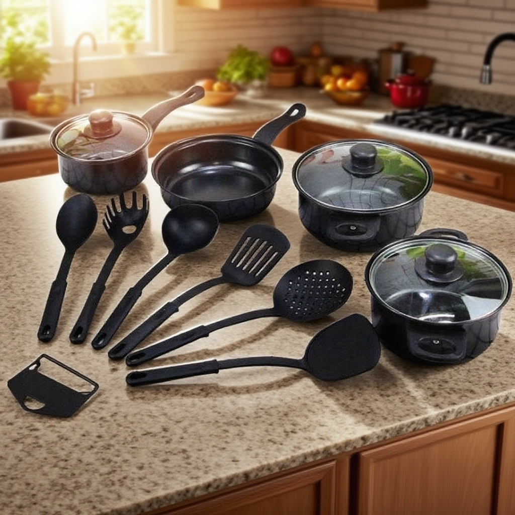 耐熱性のある鍋とフライパン