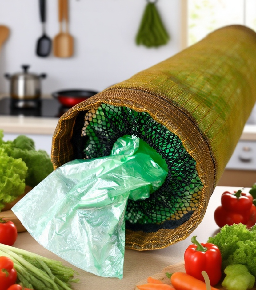 다양한 크기의 쓰레기봉투를 보관할 수 있는 수납함